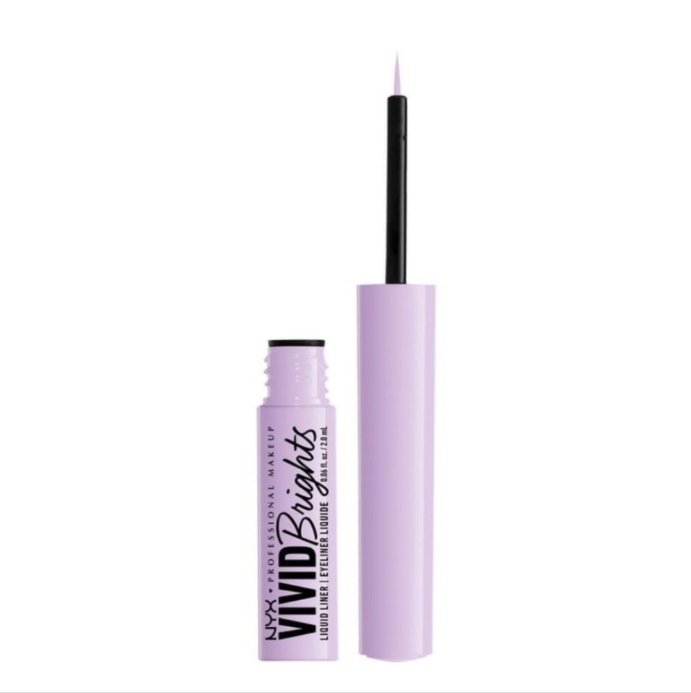 5 x NYX Makeup Vivid Brights Liquid Liner, Lilac Link